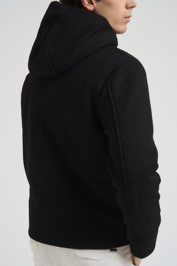 Giubbotto uomo in maglia nero - 6