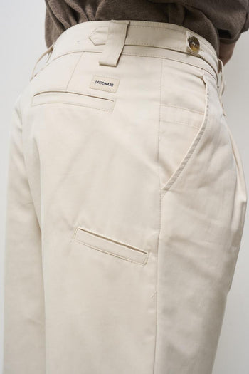 Men's regular fit cream trousers - 6