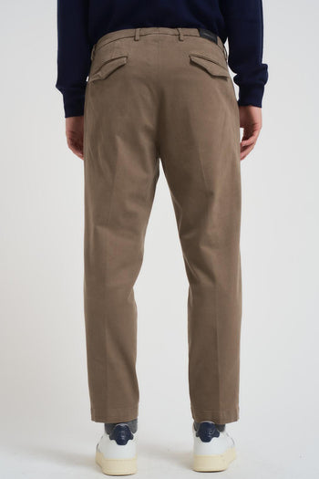 Pantalone uomo dritto fango - 3