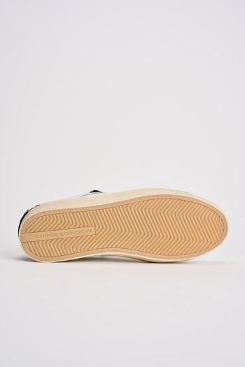 Sneakers uomo in pelle bianche e nere - 10