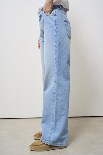 Jeans donna Alex in denim chiaro - 3