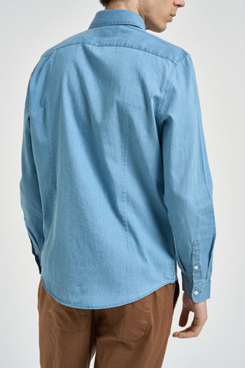 Camicia uomo celeste - 4