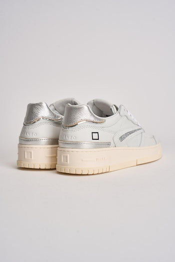 Sneakers donna Torneo bianche e argento - 5