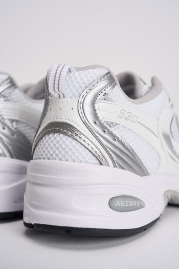 Sneakers donna 530 bianche - 5