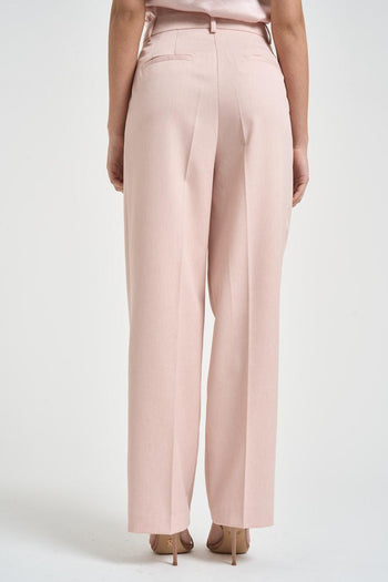 Pantalone donna dritto cipria - 3