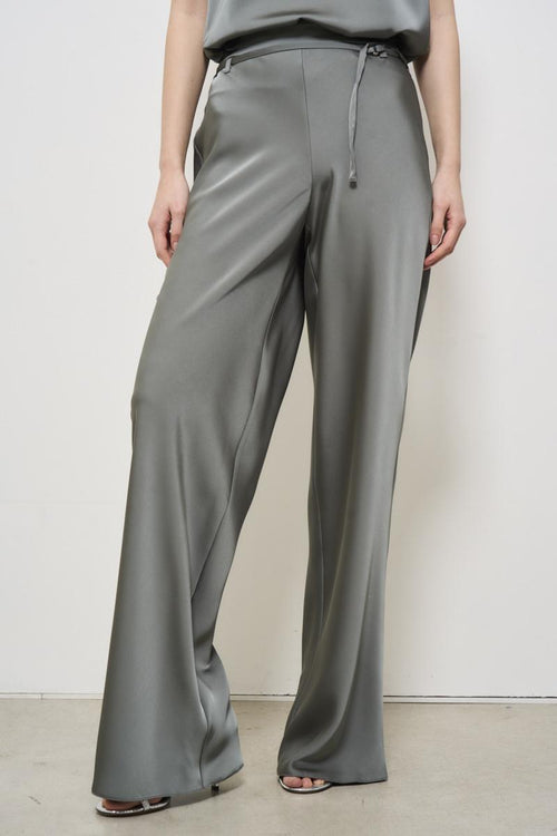 Pantalone donna a palazzo grigio