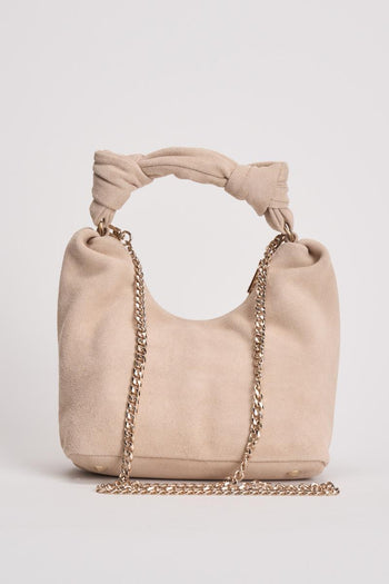 Borsa donna Isotta in suede rosa - 5