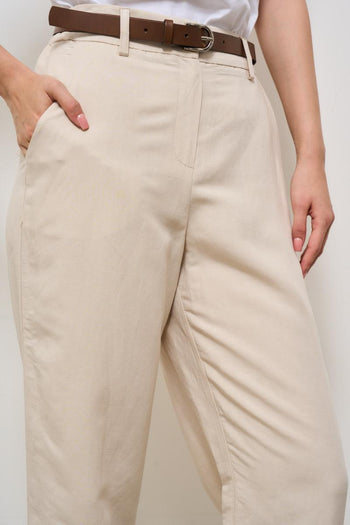 Pantalone donna regular burro - 6
