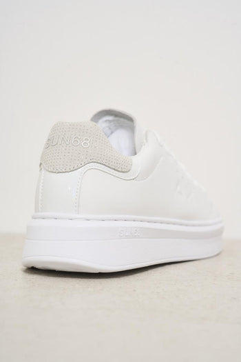 Sneakers donna bianca e argento - 6