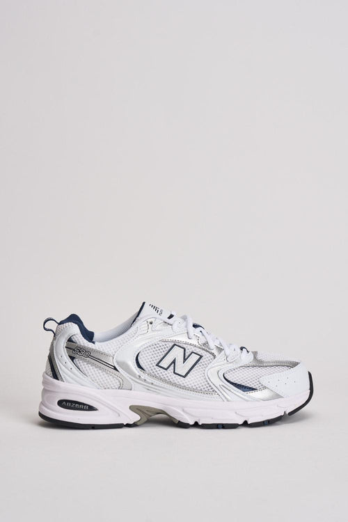 Sneakers uomo 530 bianca e blu