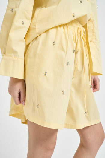 Completo donna con strass giallo - 6