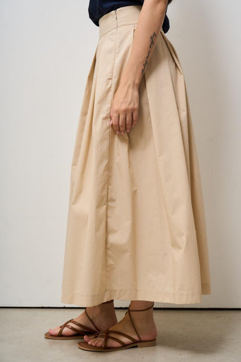 Gonna donna lunga beige - 3