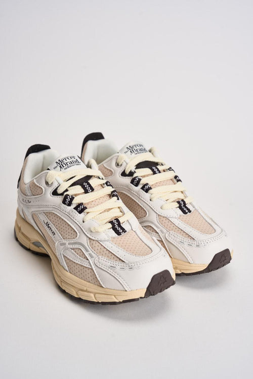 Sneakers donna Rerun bianca e marrone - 2