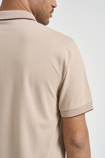 Polo uomo beige - 4