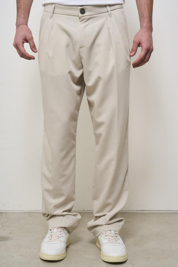 Men's cream baggy trousers - 6