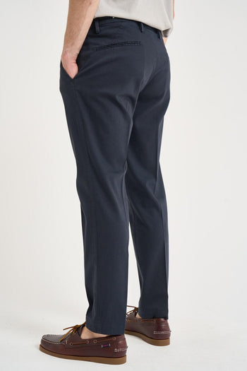 Pantalone uomo chino blu - 5