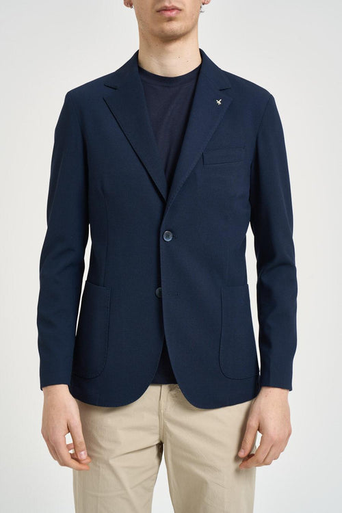 Giacca uomo monopetto blu navy - 2