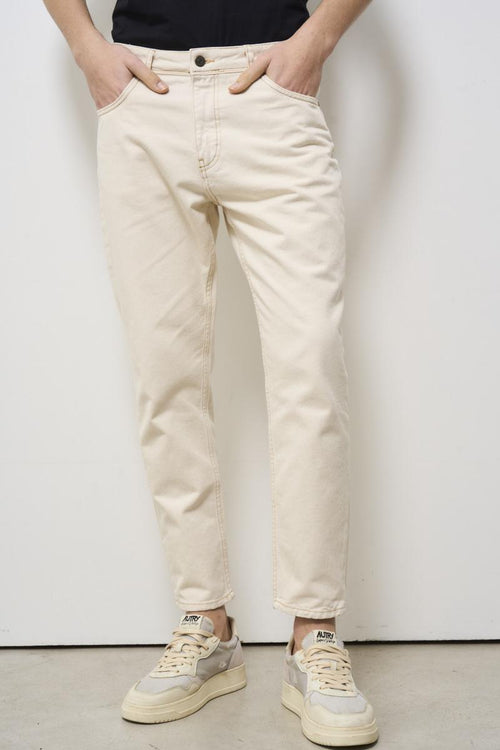 Yellowstone men's jeans in ivory denim - 2
