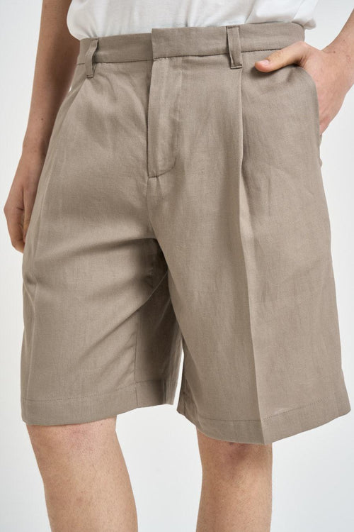 Bermuda uomo beige