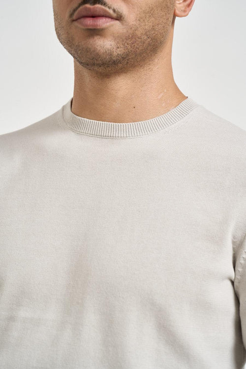 Maglia uomo girocollo perla - 2