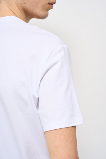 T-shirt uomo girocollo bianca - 5