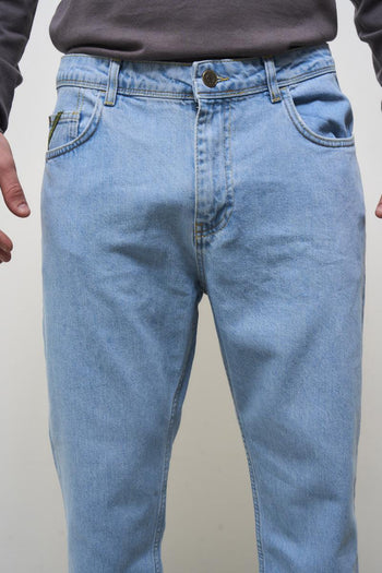 Jeans uomo Yellowstone in denim chiaro - 5