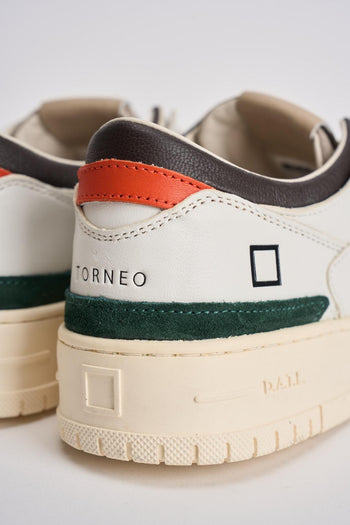Sneakers uomo Torneo bianco e beige - 8