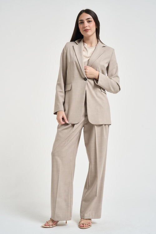 Completo donna beige