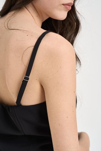 Top donna nero crop - 3