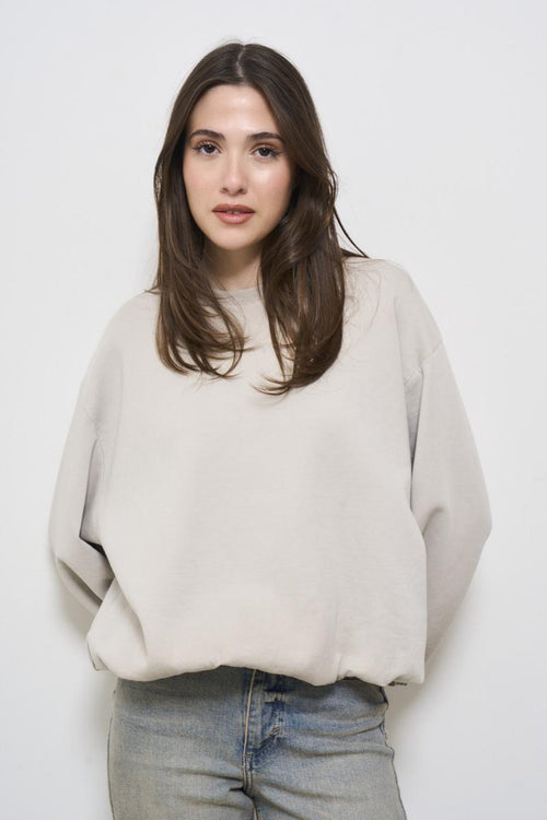 Women's dove grey sweatshirt