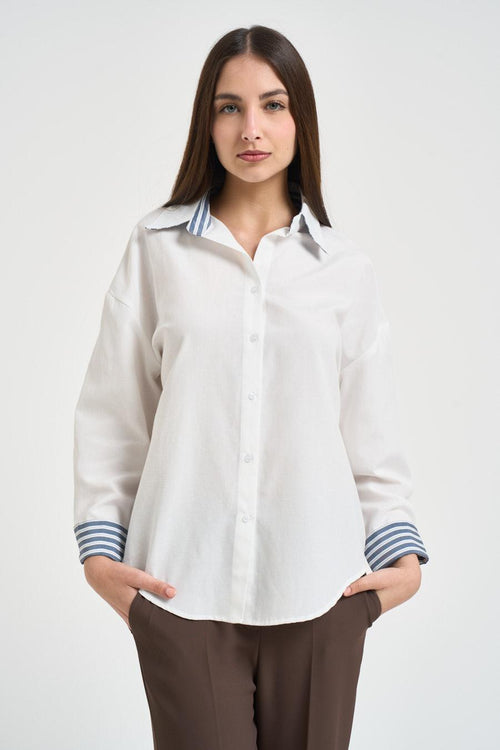 Camicia donna bianca