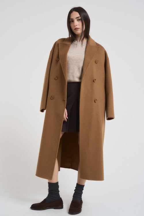 Minigonna donna a portafoglio con fibbia moro