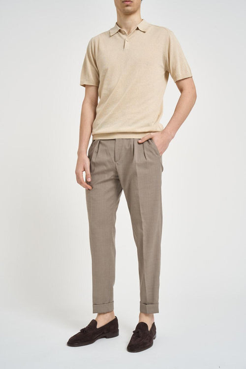 Polo uomo beige