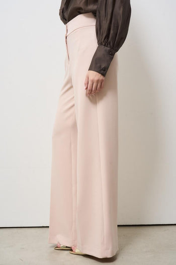 Women's pink palazzo pants - 3
