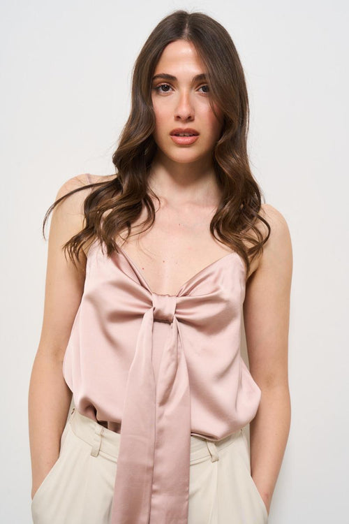 Top donna con fiocco rosa - 2