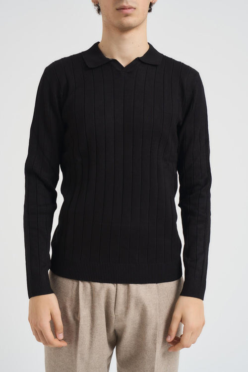 Polo uomo nera