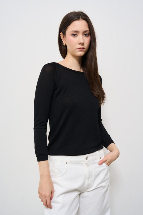 Maglia donna nera - 2