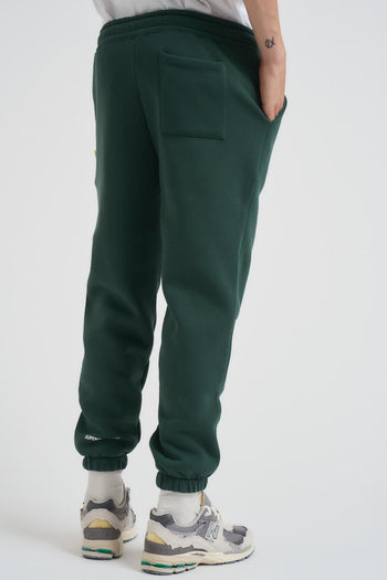 Pantalone tuta jogger uomo verde - 4