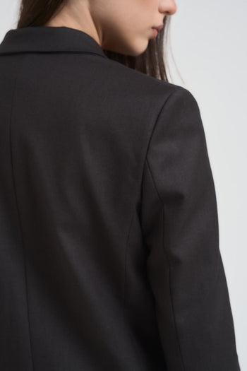 Giacca donna doppiopetto antracite - 5