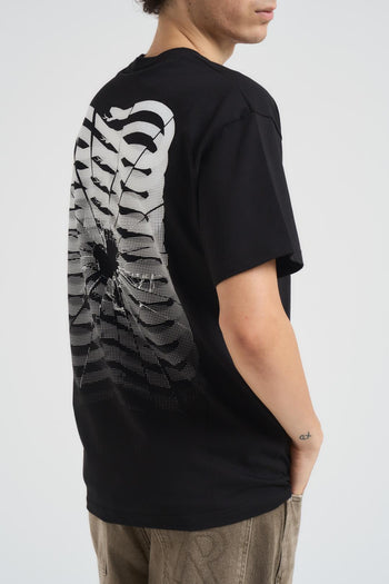 T-shirt uomo Ribs Glass Tee nera - 5