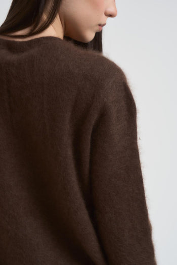 Maglia donna scollo a V moro - 4