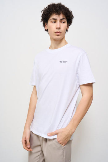 T-shirt uomo girocollo bianca - 3