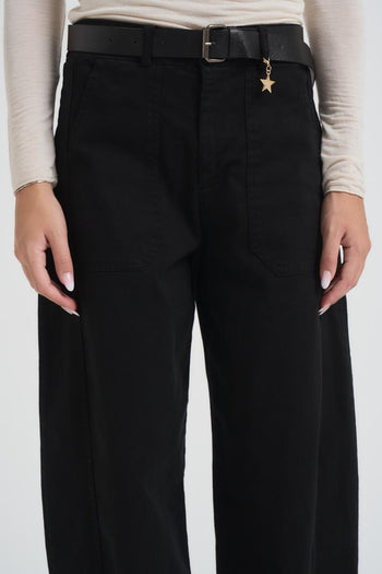 Jeans donna regular nero - 7