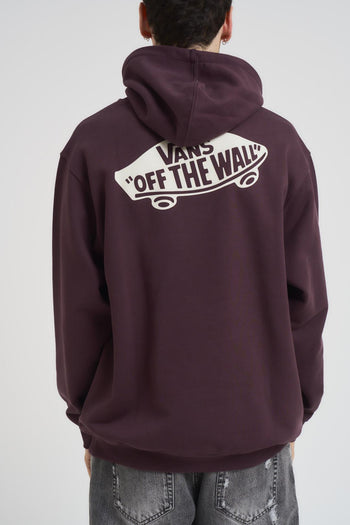 Felpa uomo con cappuccio bordeaux - 4