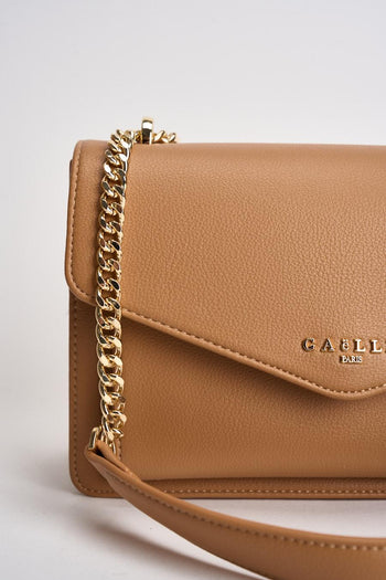 Borsa donna a spalla cammello - 3