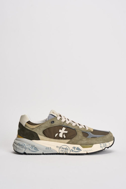 Sneakers uomo Mase in suede verde