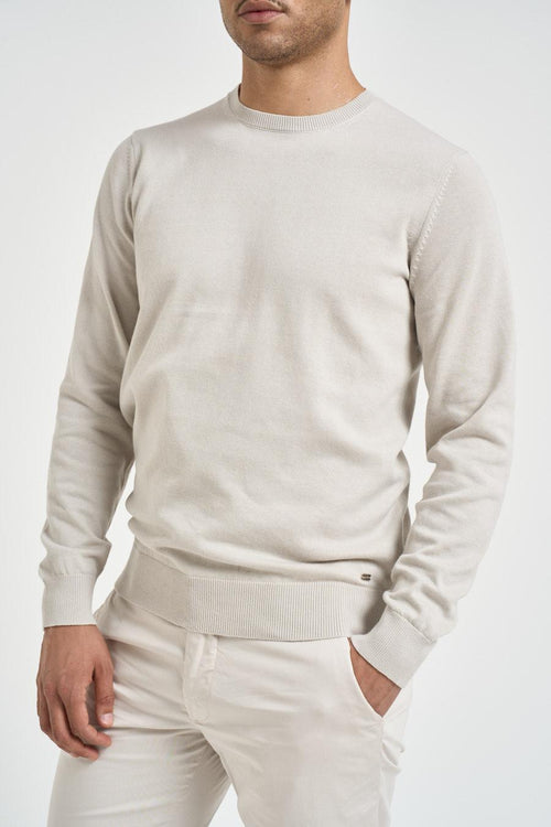 Maglia uomo girocollo perla