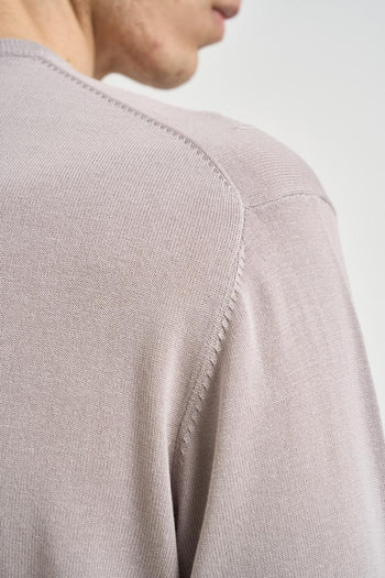 Maglia uomo girocollo grigio - 4