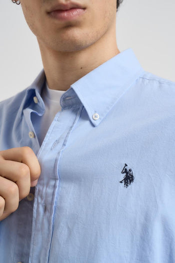 Camicia uomo celeste - 3