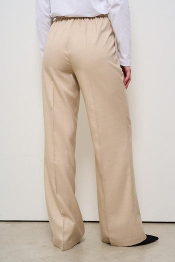 Pantalone donna dritto beige - 6